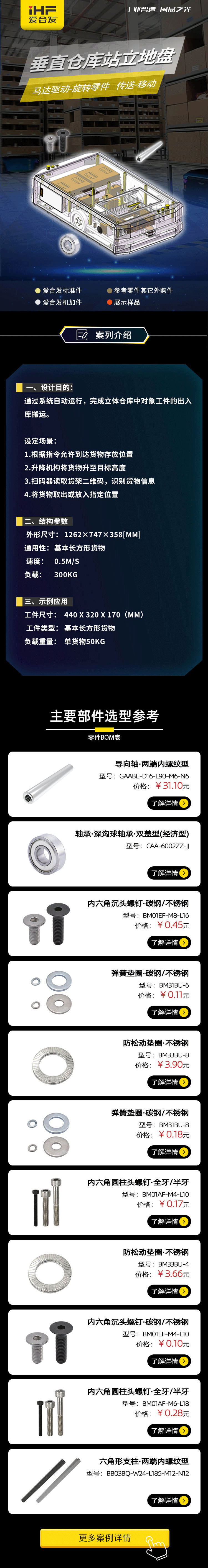 爱合发垂直仓库站立地盘案例介绍